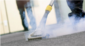 Steam carpet cleaning service